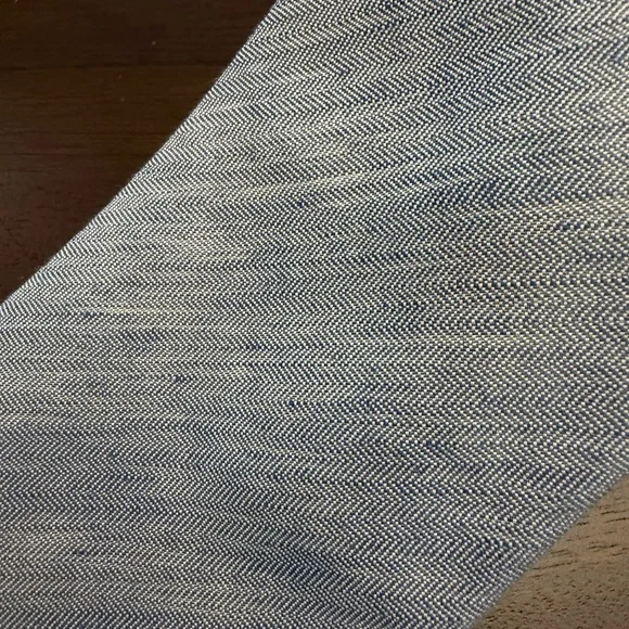 CORNELIANI Linen Classic Herringbone Silk Tie Lot Light Blue & Dusty Rose - Picture 6 of 9